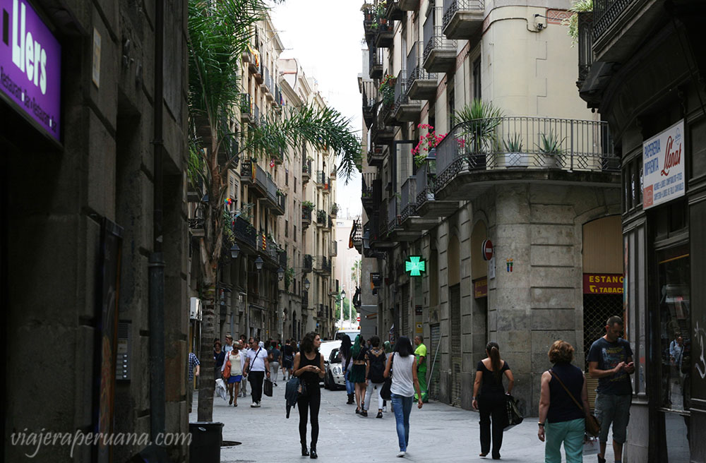 Callejas del Barrio Gótico en Barcelona