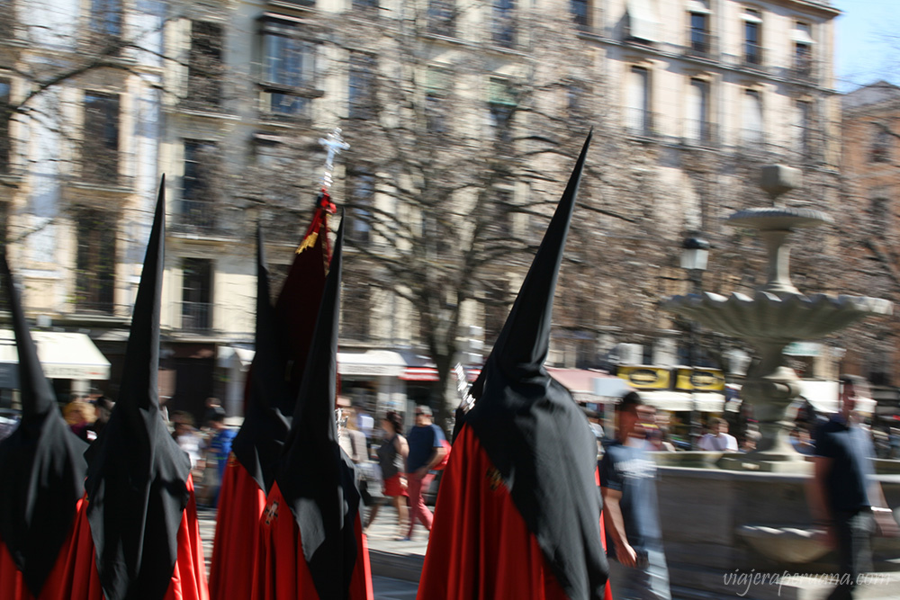 Otra procesión en Granada, semana santa